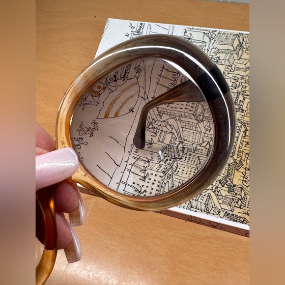 Late 60s Oversized Gradient Brown Round Sunglasses - Picture 3 of 7